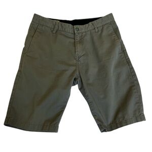 🛹Volcom Men's Corpo Class Gray Shorts- Chino Style- Casual Skate Bottoms- Sz 31